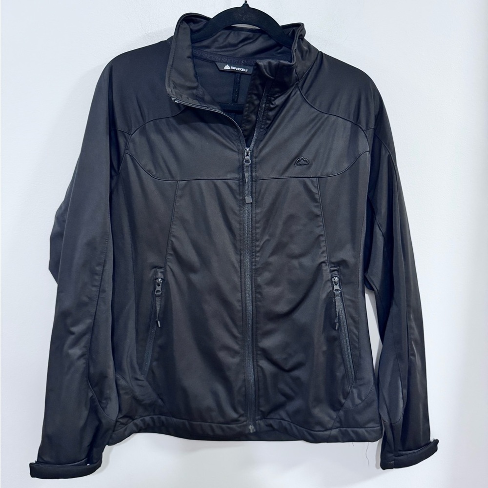 Women's Snozu Black Bonded Full Zip Performance Jacket. Size L